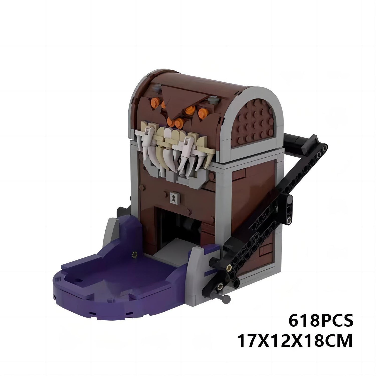 mimic monster dice tower building set | dungeons & dragons | moc-160078 - 6