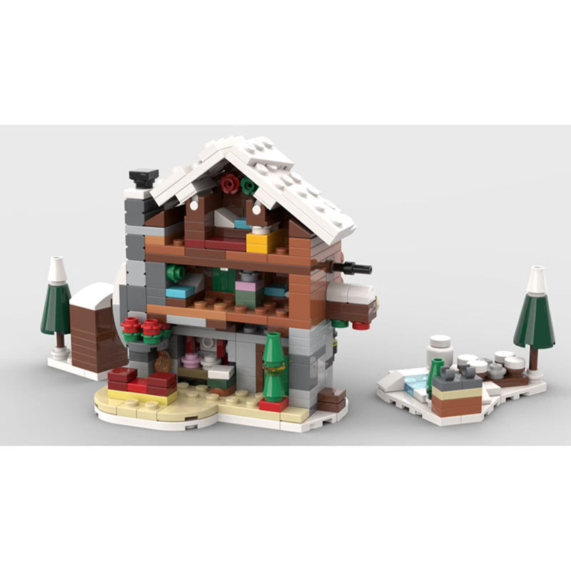 mini 10325 alpine lodge building set | moc-160108 - 2