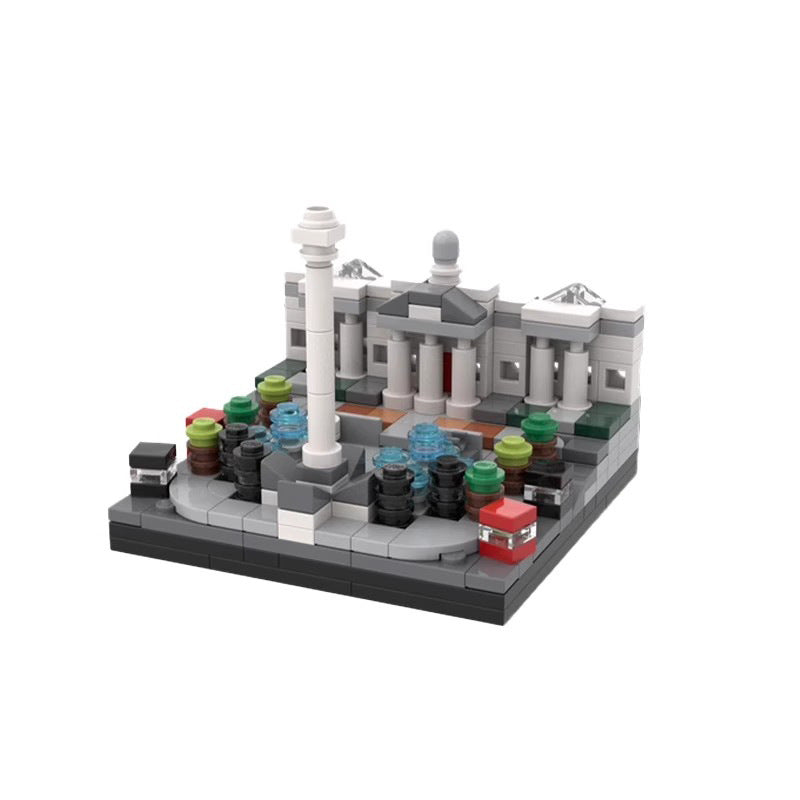 mini 210456 trafalgar square building set | moc-149389 - 2