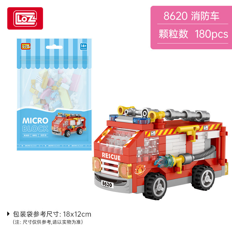 mini car models building blocks set - loz - 11