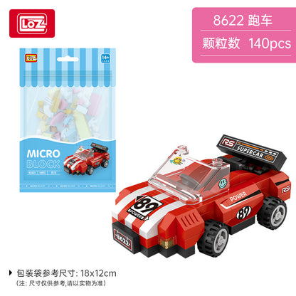 mini car models building blocks set - loz - 13