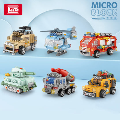 mini car models building blocks set - loz - 2