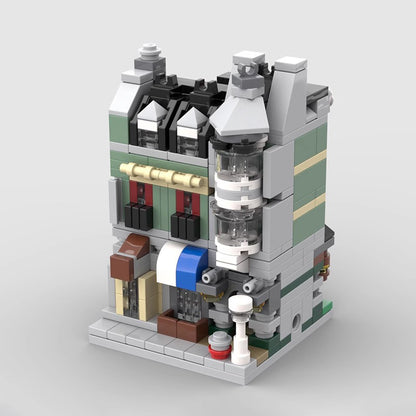 mini modular 10185 green grocer building set | moc-103964 - 6