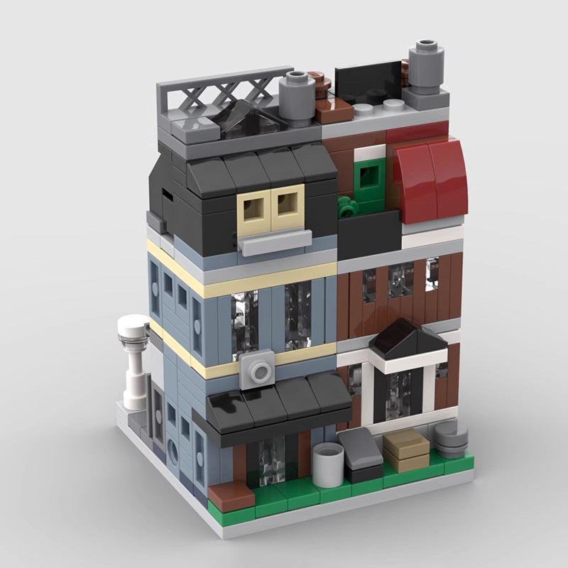 mini modular 10218 pet shop building set | moc-103295 - 3