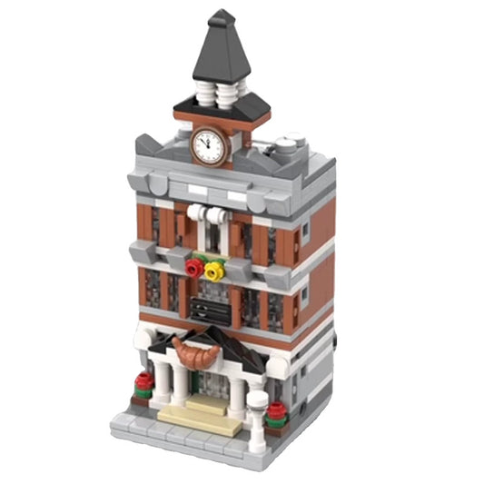 mini modular 10224 town hall building set | moc-104916 - 4