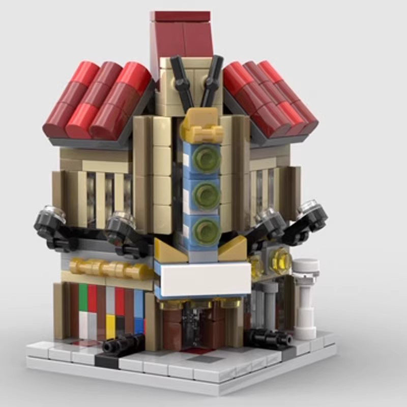 mini modular 10232 palace cinema building set | moc-103386 - 2