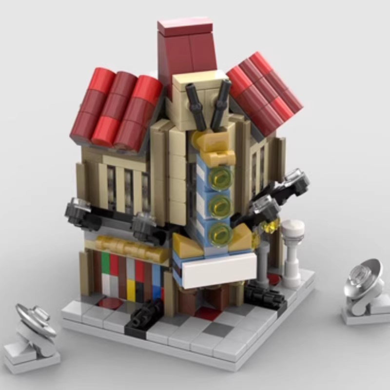 mini modular 10232 palace cinema building set | moc-103386 - 3
