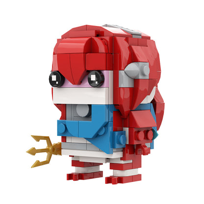 mipha brickheadz building set | zelda | lego compatible - 1