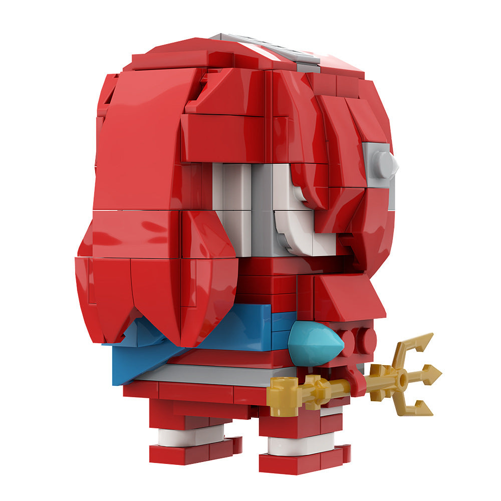 mipha brickheadz building set | zelda | lego compatible - 2
