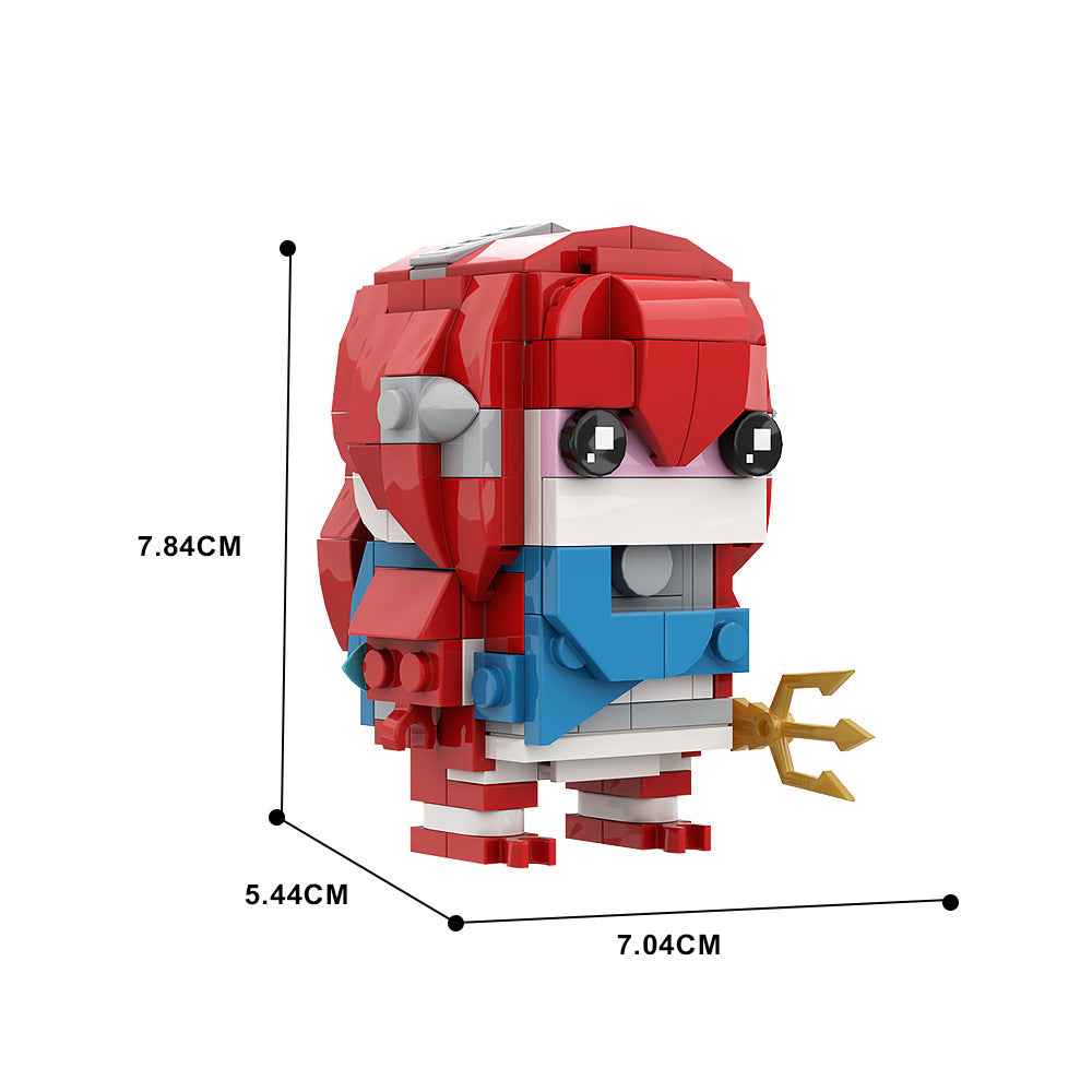 mipha brickheadz building set | zelda | lego compatible - 3