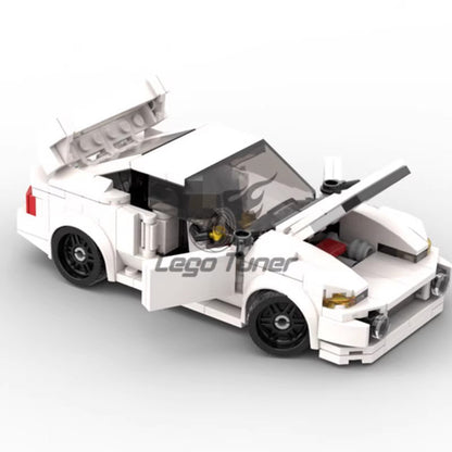 mitsubishi lancer evo v building set | initial d | moc-129149 - 6