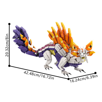 mizutsune building set | monster hunter | moc-153116 - 4