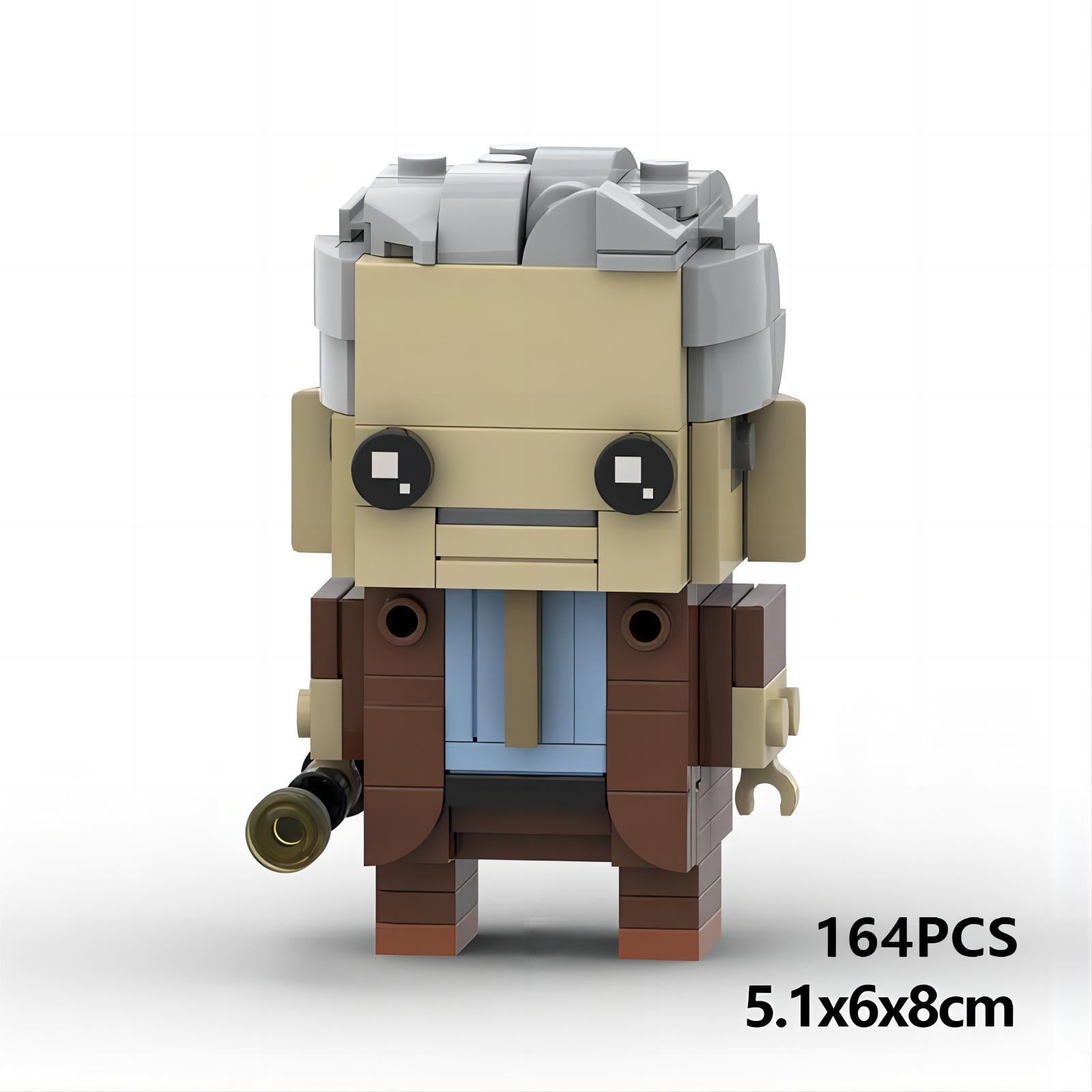 mobius brickheadz moc set | loki | lego-compatible blocks - 1