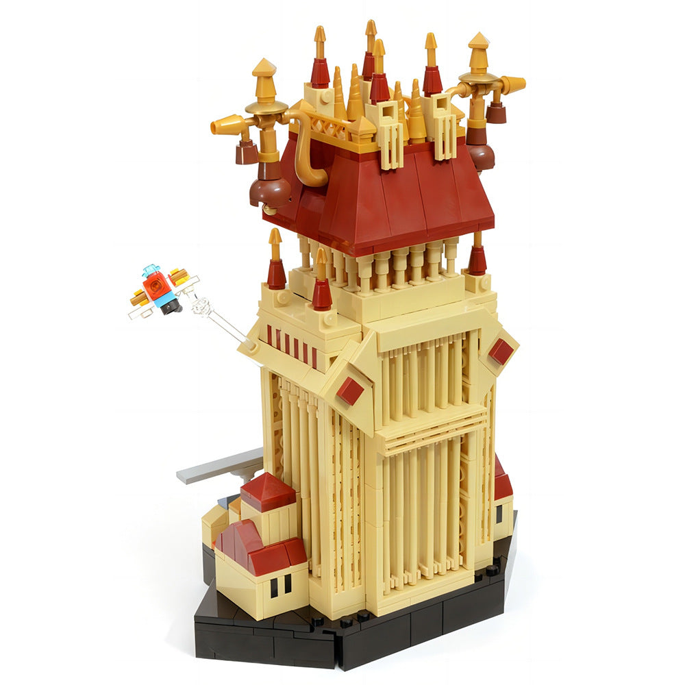 moc-100918 twilight town clock tower from kingdom hearts series - 1050 pcs - 4