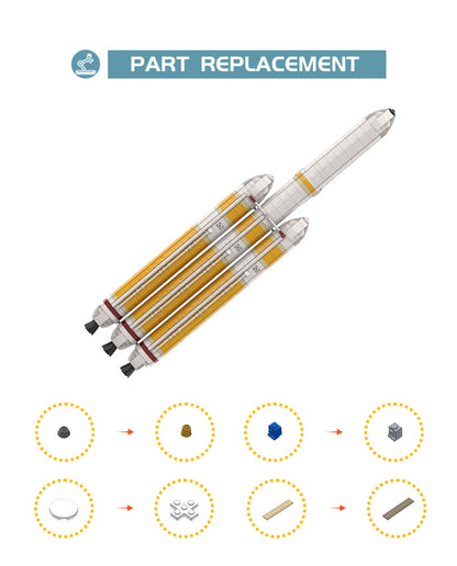 moc-101254 delta iv heavy with parker solar probe (saturn v scale) - 3