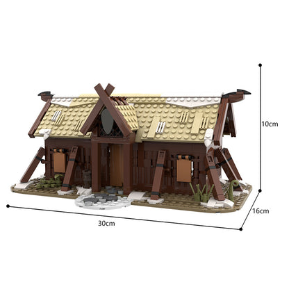 moc-102557 viking longhouse building blocks size