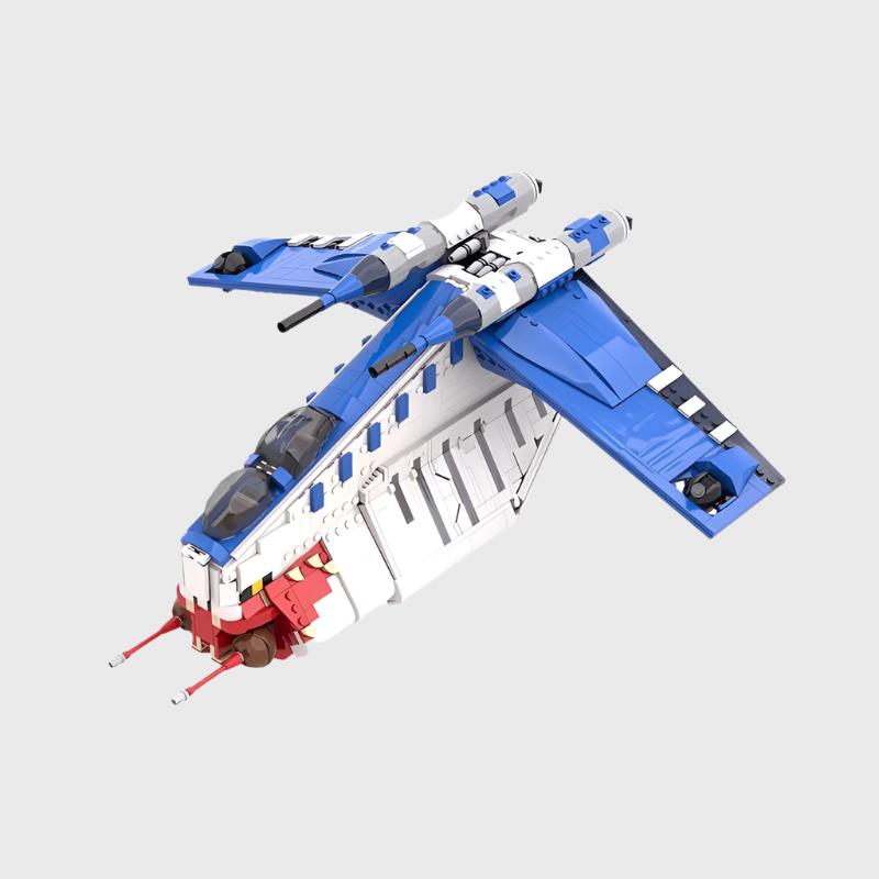 moc-105785 laat muunilinst 10 gunship - 1642 pcs - 1