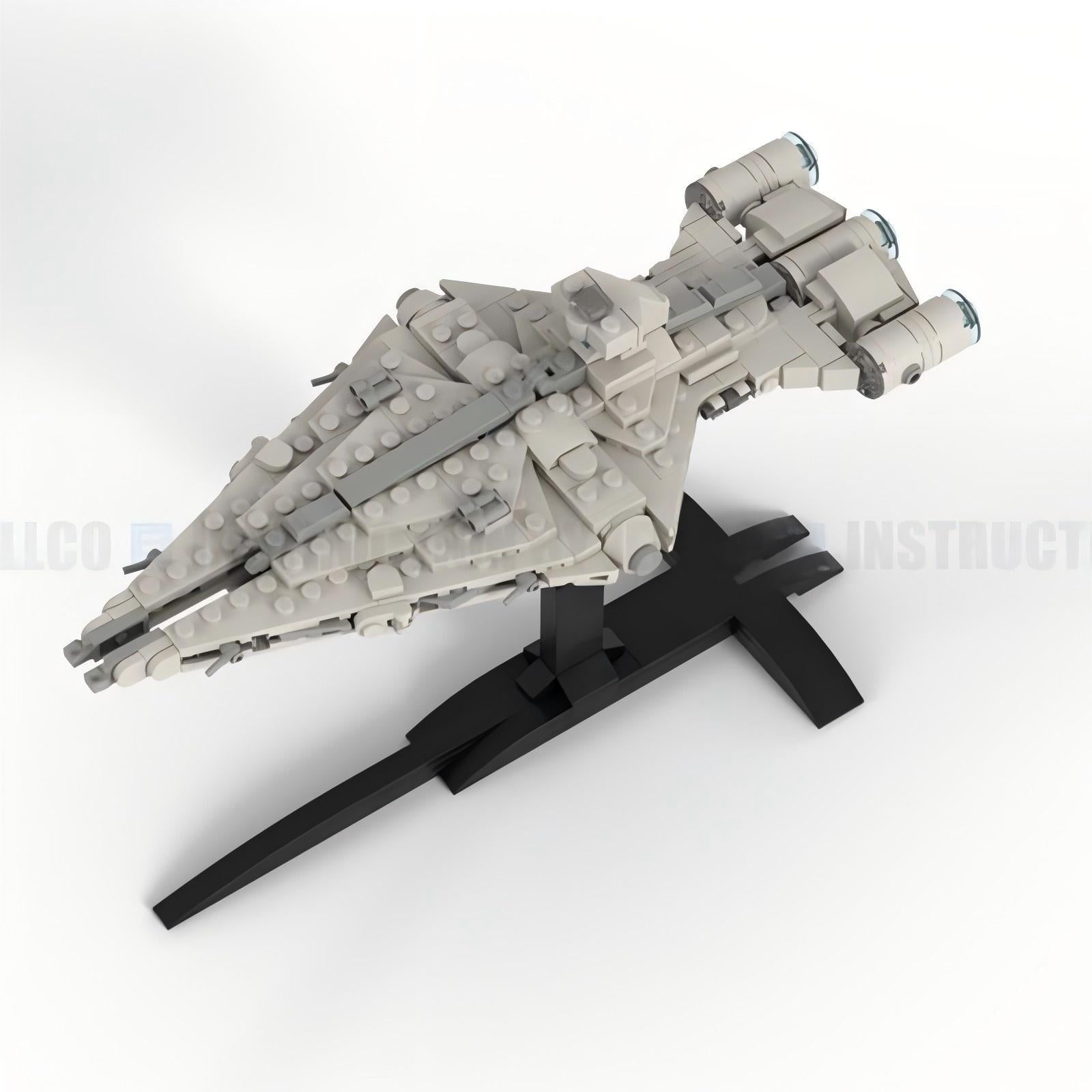 moc-107086 mini size imperial light cruiser mandalorian - 6