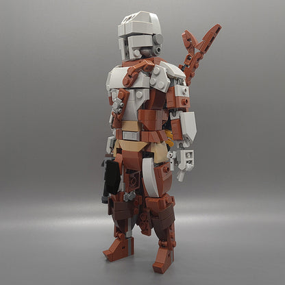 moc-108512 the mandalorian mando model - 381 pcs - 2