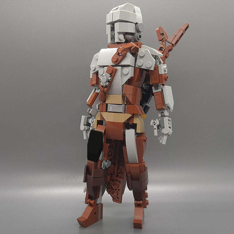 moc-108512 the mandalorian mando model - 381 pcs - 3