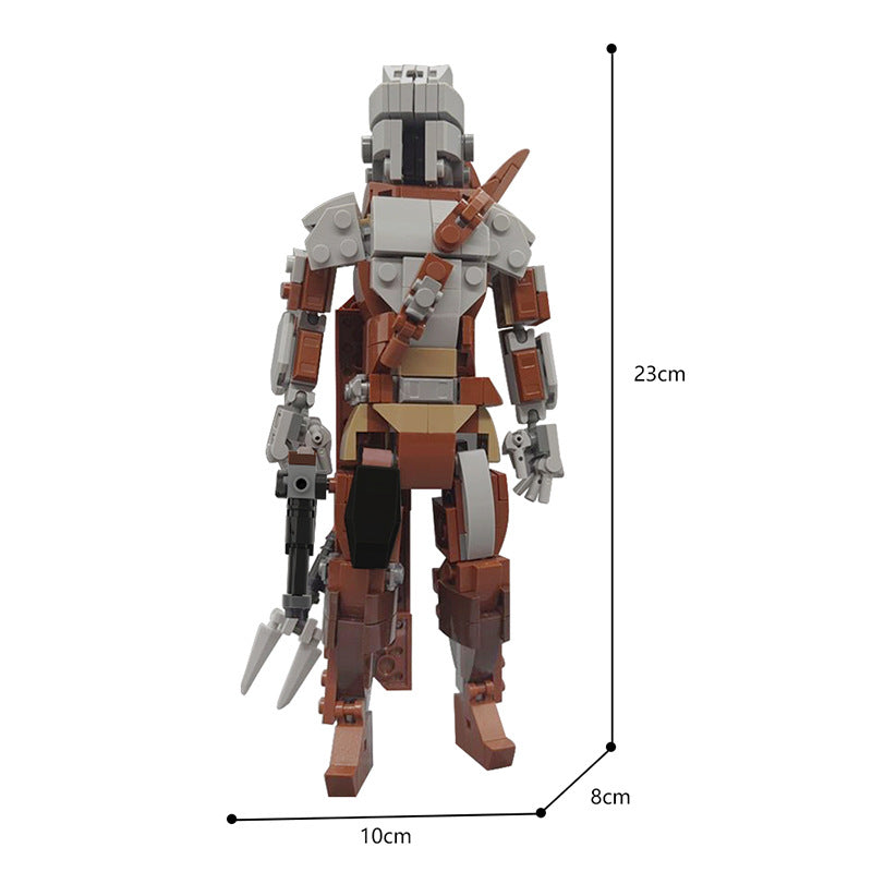 moc-108512 the mandalorian mando model - 381 pcs - 5