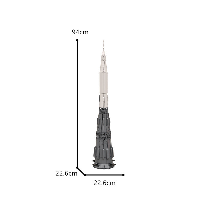 moc-109332 launch vehicle skysaac's n1 - 1:110 scale - 2693 pcs - 7