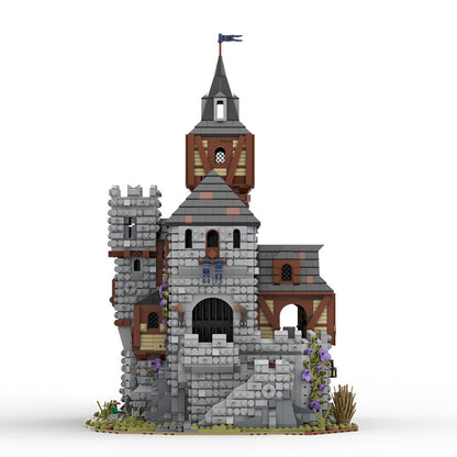 moc-109930 medieval royal castle - 4228 pcs - 1