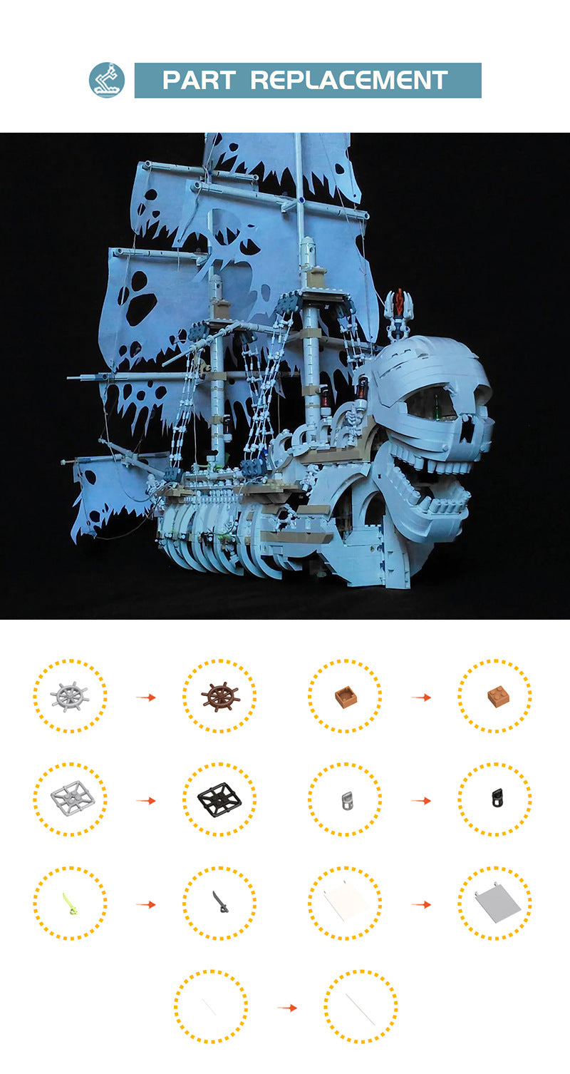 moc-110420 the terrifying charon's chest - 2415 pcs - 5