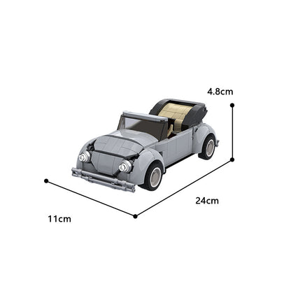 moc-111807 79' volkswagen beetle cabriolet - 344 pcs - 3