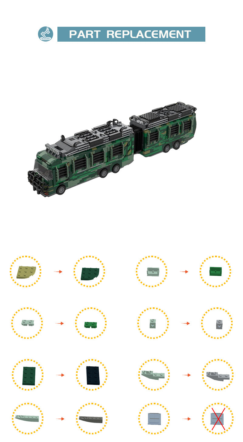 MOC-112801 Jurassic Park Fleetwood RV Mobile LAB V2.0 - 3158 pcs - 3