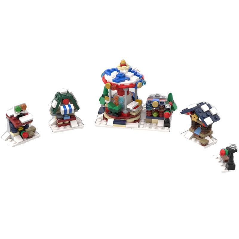 moc-113269 mini 10235 winter village market - 366 pcs - 5