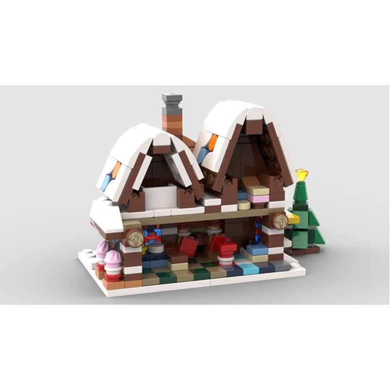 moc-113279 mini 10267 gingerbread house - 388 pcs - 2