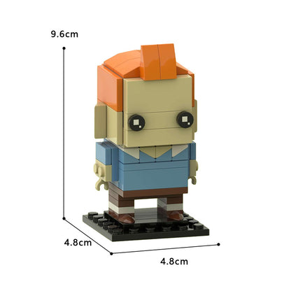 moc-113632 tintin and snowy brickheadz - the adventures of tintin  121 pcs - 2