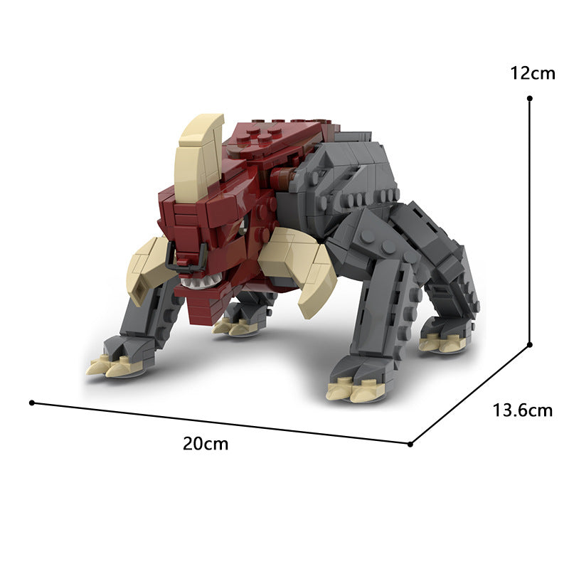 moc-113817 reek beast - from petranaki / geonosian arena - 487 pcs - 4