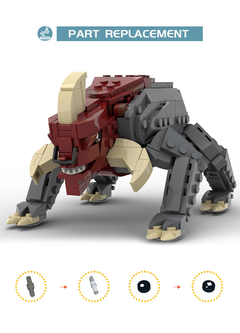 moc-113817 reek beast - from petranaki / geonosian arena - 487 pcs - 5