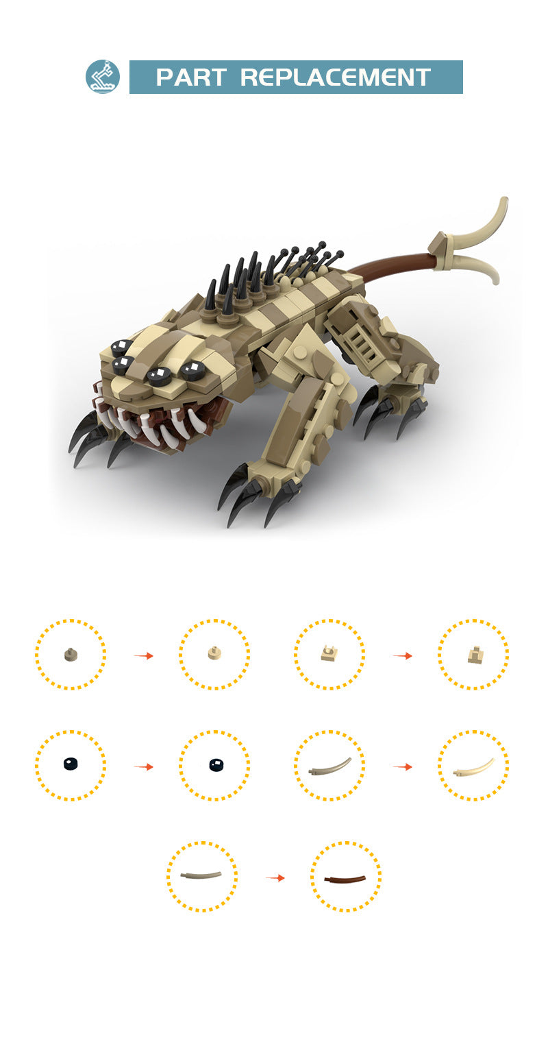 moc-114029 nexu beast - from petranaki / geonosian arena - 346 pcs - 6