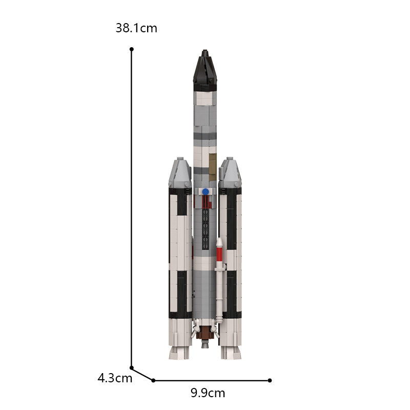 moc-115393 hercules 3c spaceship - 1:110 scale - 898 pcs - 4