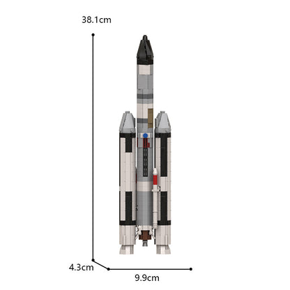 moc-115393 hercules 3c spaceship - 1:110 scale - 898 pcs - 4