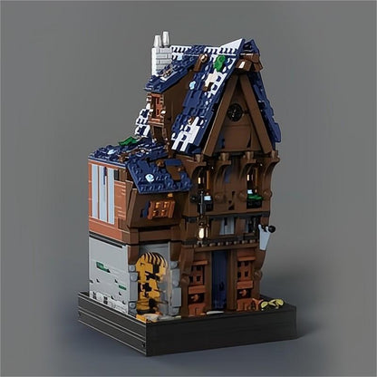 moc-117629 medieval modular street fantasy buildings - 5152 pcs - 4