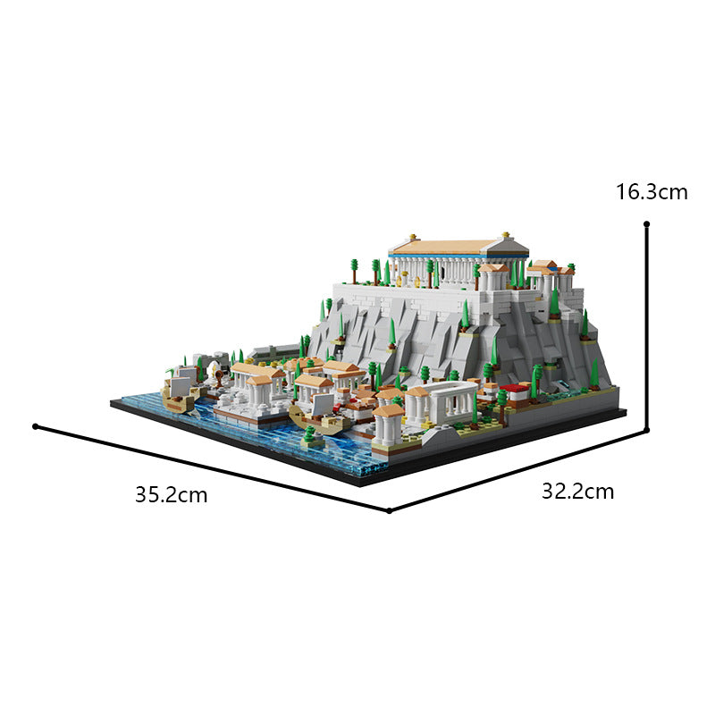 moc-117805 acropolis of athens - 1940 pcs - 5