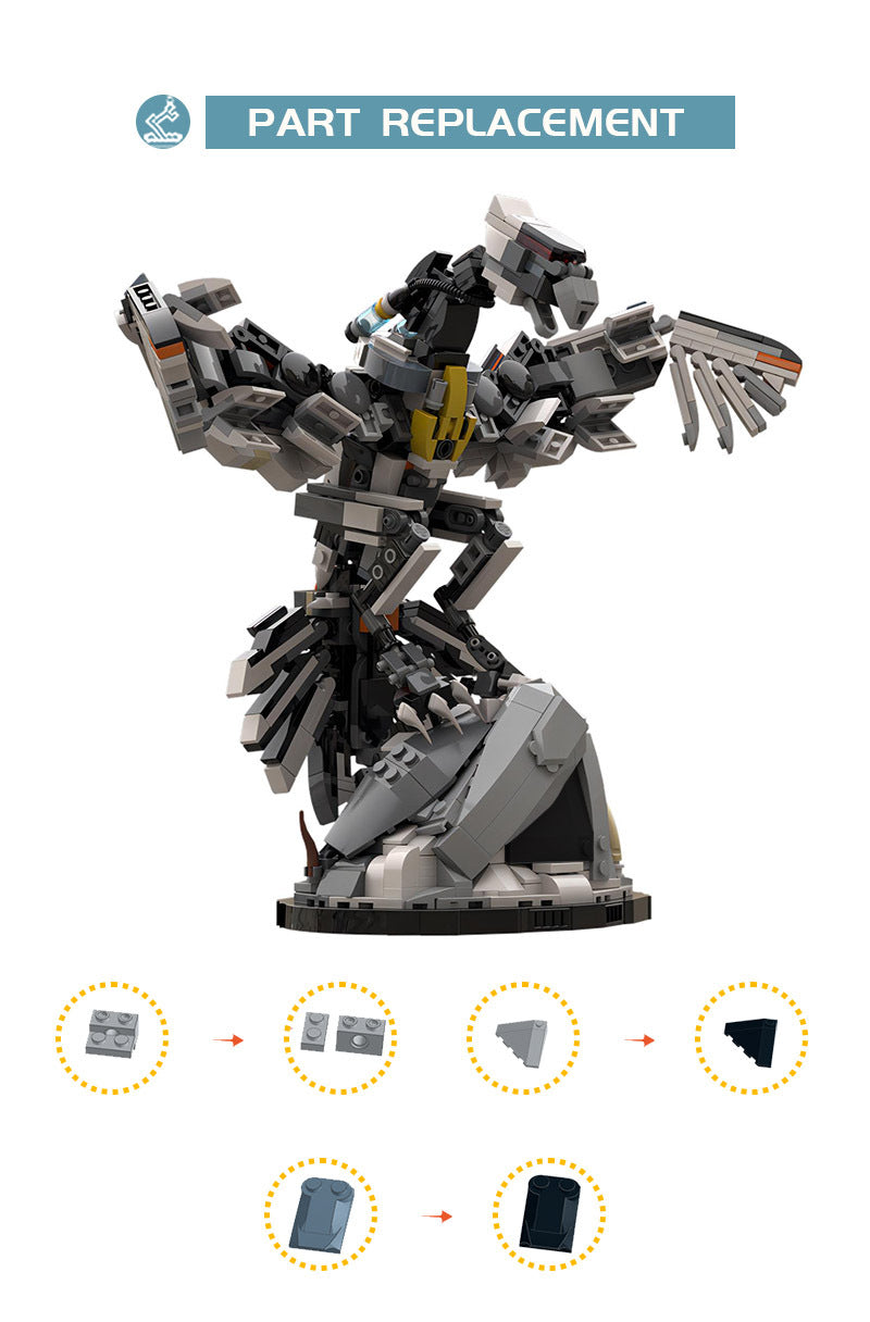 moc-117996 horizon zero dawn stormbird with stand - 951 pc - 4