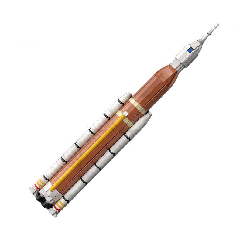 moc-121561 1:220 model of nasa sls block 1 rocket - 598 pcs - 1