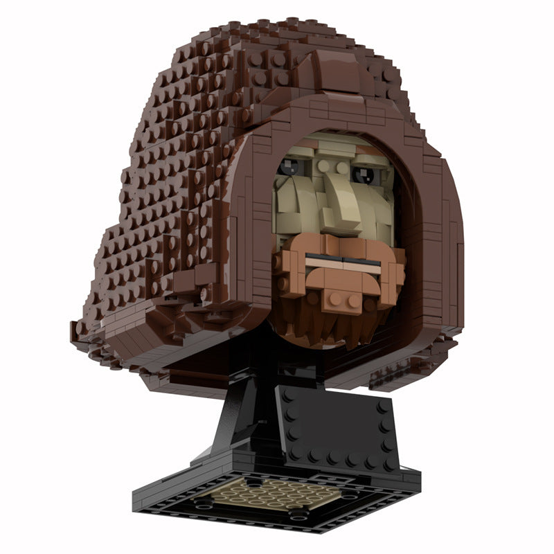 moc-121600 obiwan kenobi head - helmet collection - 832 pcs - 1