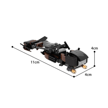 moc-122725 pixel dans coruscant speeder - 215 pcs - 3