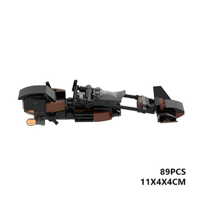 moc-122725 pixel dans coruscant speeder - 215 pcs - 4