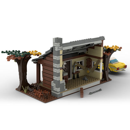 moc-123307 the evil dead knowby cabin - 605 pcs - 2