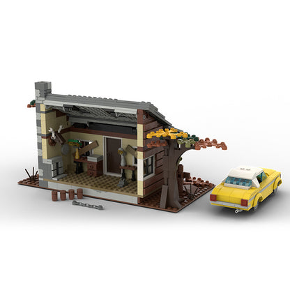 moc-123307 the evil dead knowby cabin - 605 pcs - 3