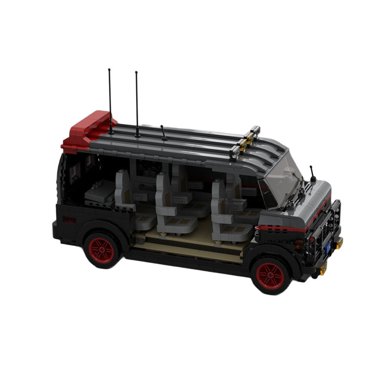 moc-123926 a-team gma van v.22 from the 80' telefim - 1521 pcs - 2