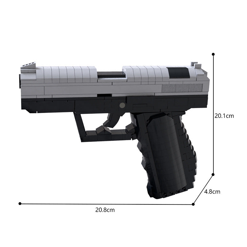 moc-124171 walther p99 pistol - james bond 007 - 523 pcs - 5