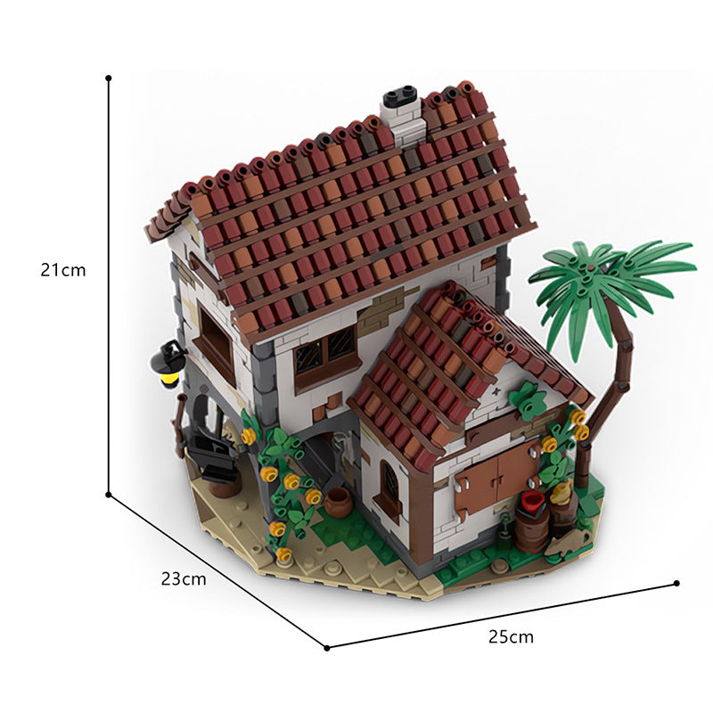 moc-124328 pirates blacksmith's house 1336 pcs - 6